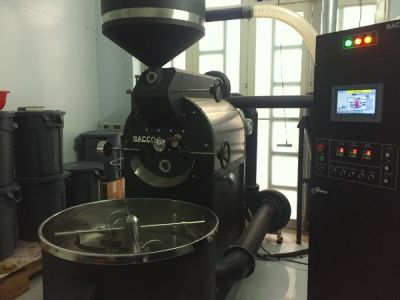 Máy rang cafe 30kg-mẻ