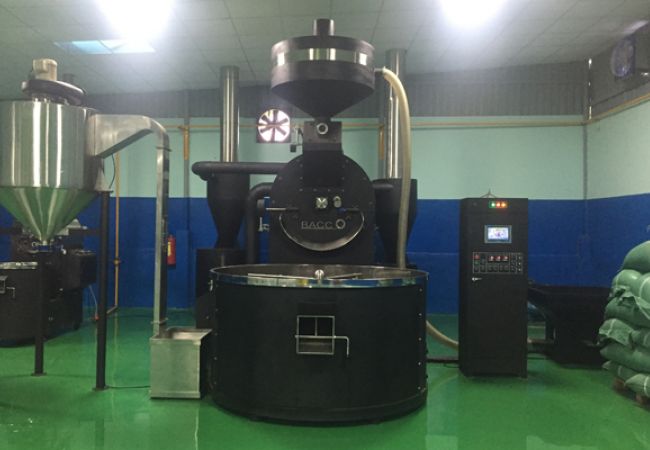 Máy rang cafe 120kg