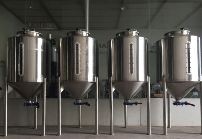 Silo 400 lít chứa 120 kg hạt cà phê rang