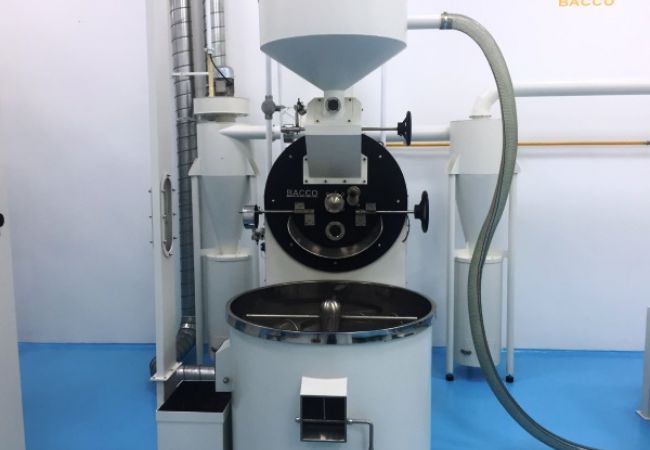 Máy rang cafe 15kg-mẻ