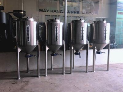 Silo 200 lít chứa 60 kg hạt cà phê rang Silo 200 lít chứa 60 kg hạt cà phê rang